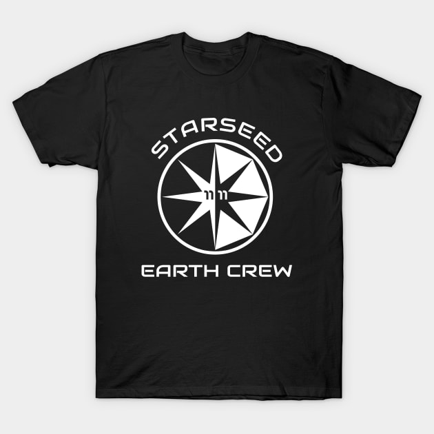 Starseed Earth Crew T-Shirt by Delta V Art